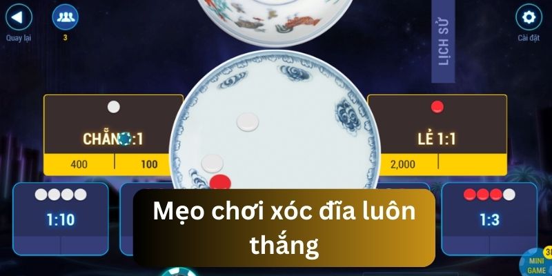 Chia sẻ bí quyết chơi game xóc đĩa bất bại