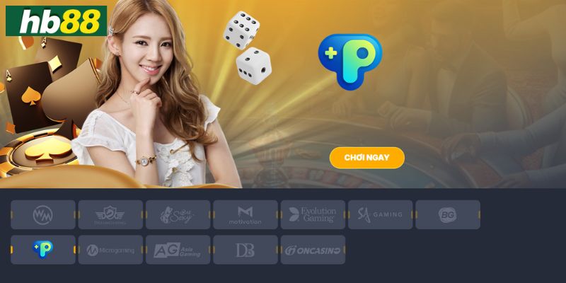 Các đối tác kết hợp với Hb88 tạo nên sảnh casino chất lượng